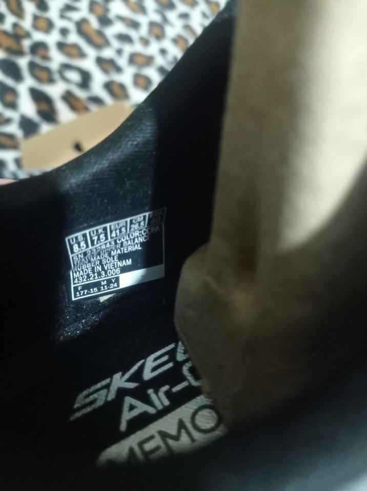 Gri Skechers Erkek Spor Ayakkabı Velcro - Görsel 4