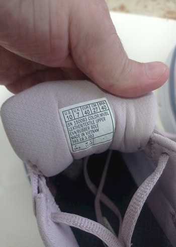 Mor Dolgu Topuklu Bağcıklı kadın Spor Ayakkabı - Görsel 3