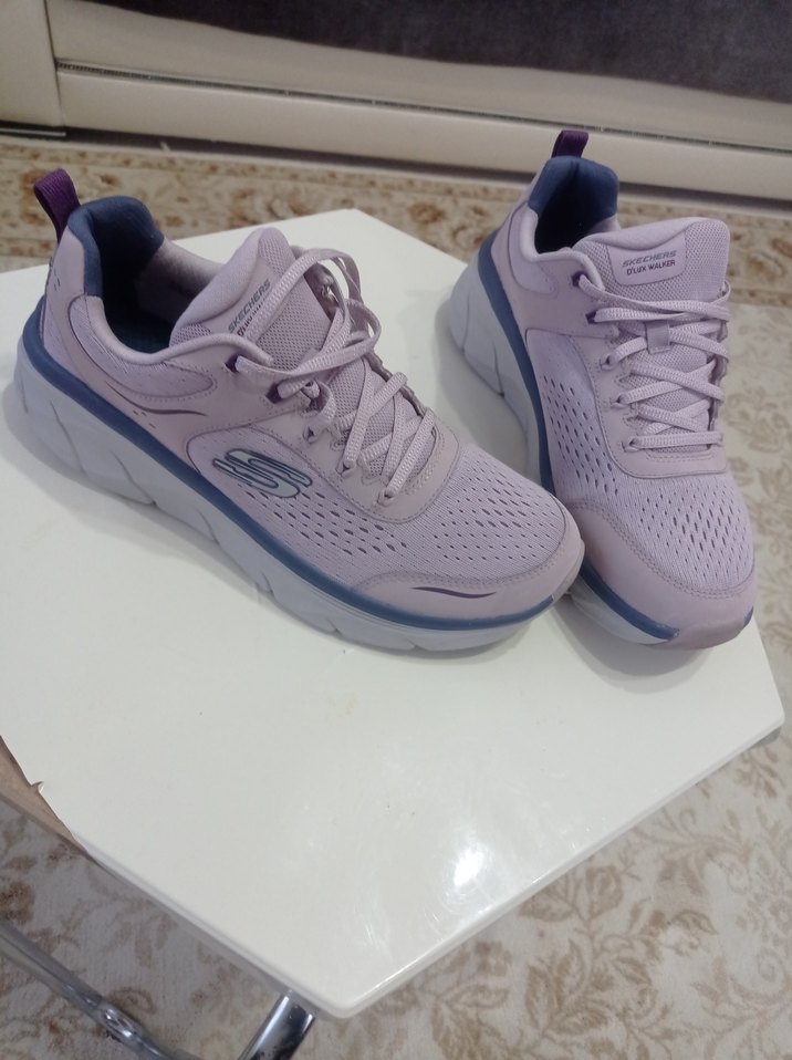 Mor Dolgu Topuklu Bağcıklı kadın Spor Ayakkabı - Görsel 2