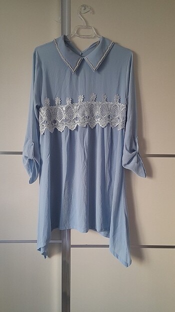 xl Beden Bebek mavisi bluz