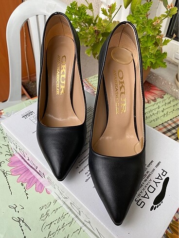 35 Beden Siyah stiletto ayakkabı 35 numara