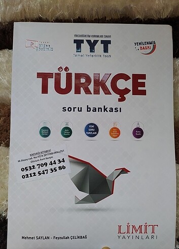 Beden LİMİT YAYINLARI TYT TÜRKÇE SORU BANKASI 