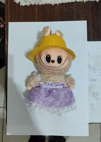 Sarı Şapkalı Bej Peluş Oyuncak