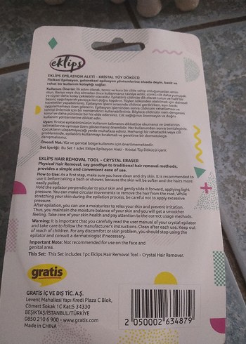 Shiny Bej Kristal Epilasyon Aleti - Görsel 2
