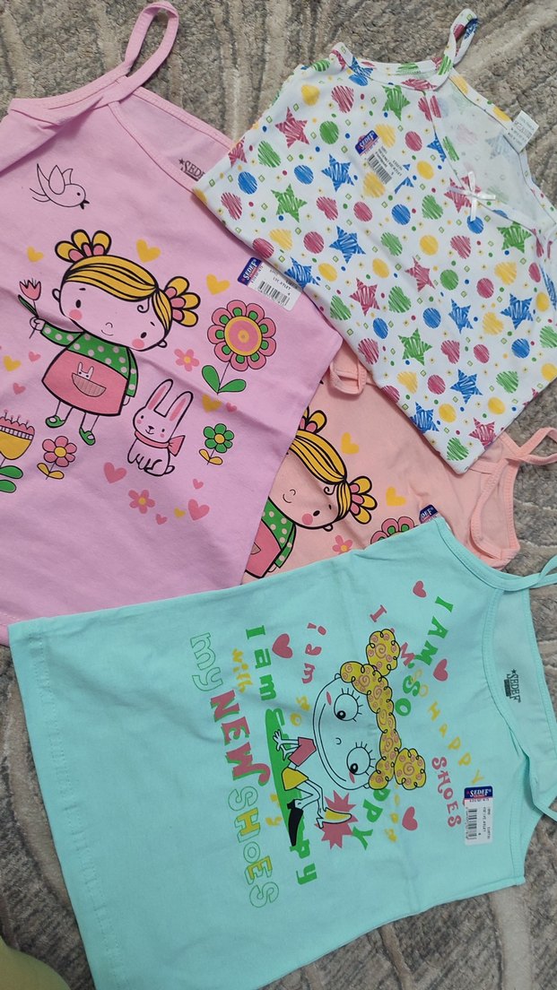 Çocuk Baskılı Renkli Atletler - Görsel 2