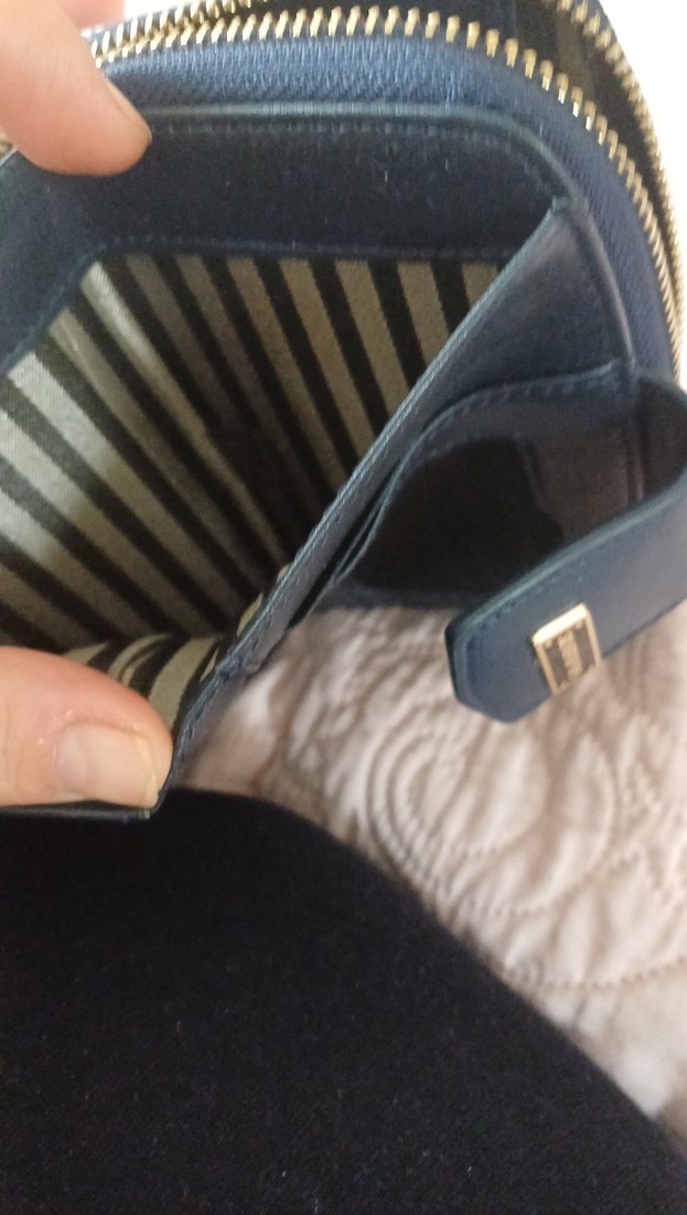 Kadın Çok Renkli Fermuarlı Clutch Cüzdan - Görsel 4