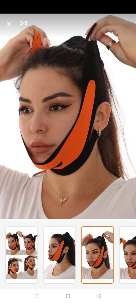 Ayarlanabilir Çene Şekillendirici Maske - Görsel 4