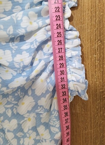 Yazlık kısa kollu crop  - Görsel 5