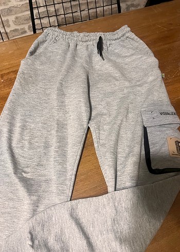 Gri Kadın Rahat Kesim Eşofman Altı - Görsel 2