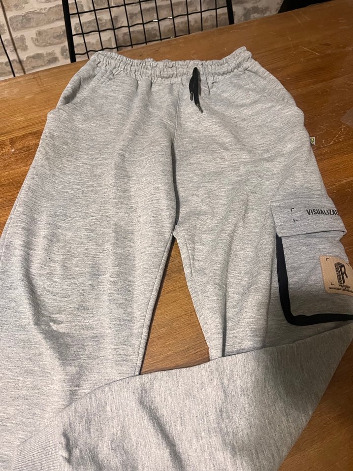 Gri Kadın Rahat Kesim Eşofman Altı - Görsel 2