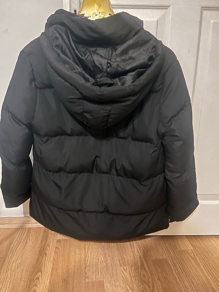 Siyah Kadın Günlük Kısa Mont - Görsel 2