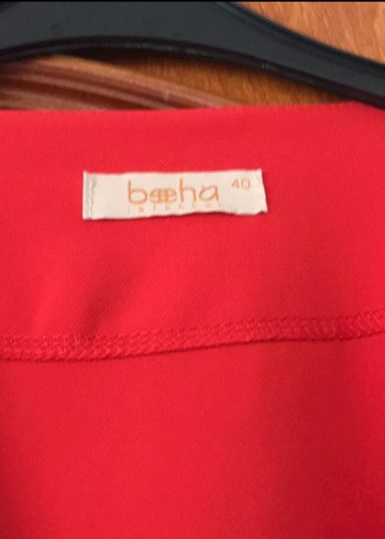 Kadın Kırmızı Uzun oranj ceket - Görsel 2