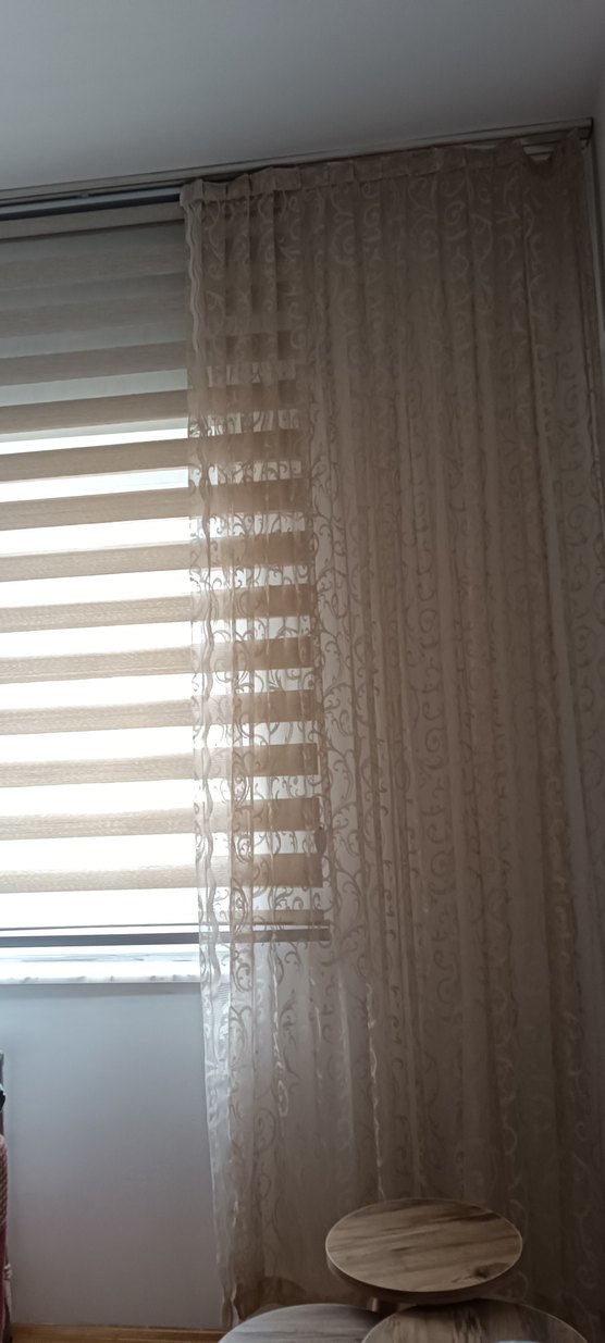 Bej Çizgili Modern zebra perde - Görsel 3