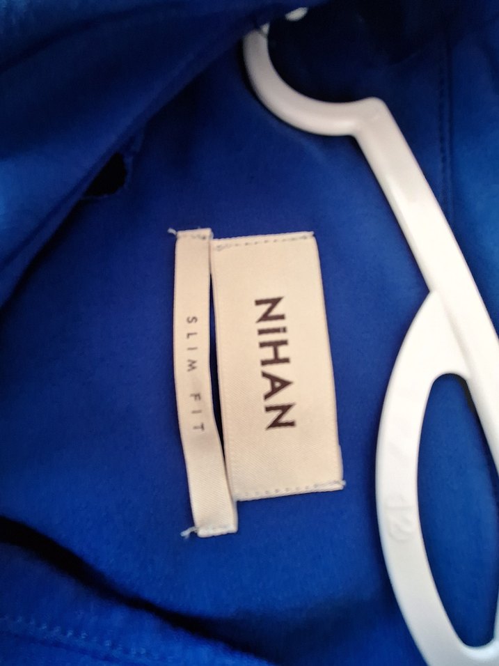 Uzun Lacivert Tunik Gömlek - Görsel 3