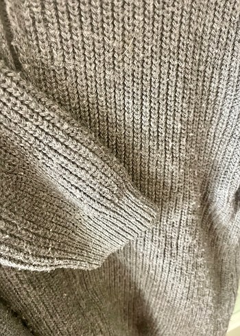 Gri Erkek Çocuk İçi Polar Dışı Örgü Ceket - Görsel 3