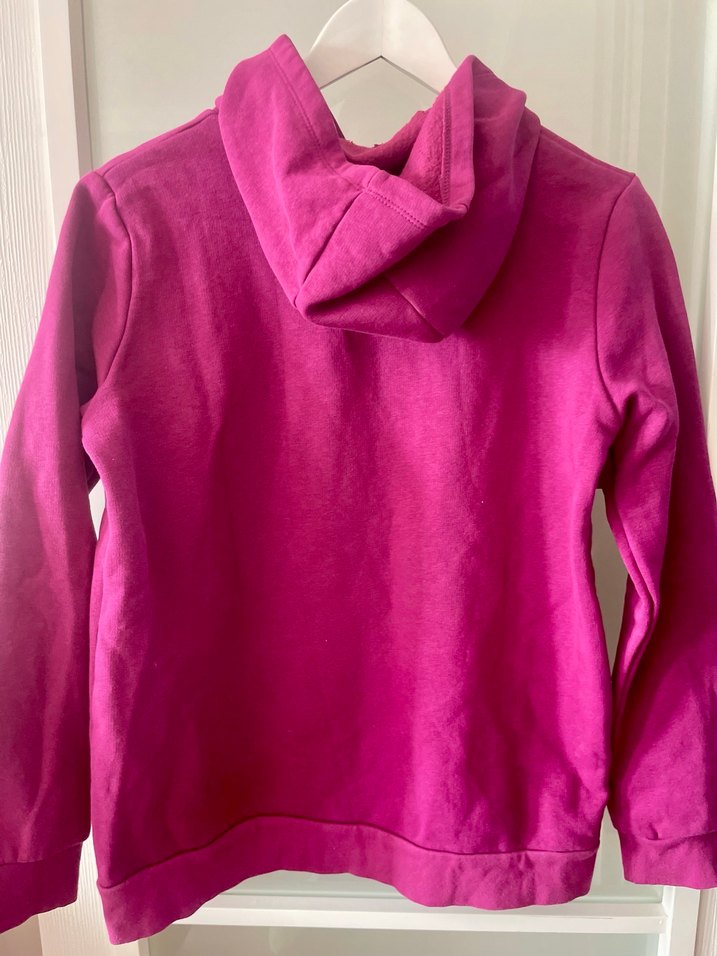 Pembe Punk Baskılı Kapüşonlu Çocuk Sweatshirt - Görsel 5