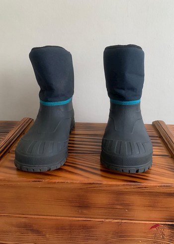 Erkek Çocuk Lacivert Gri Kauçuk Bot - Görsel 3