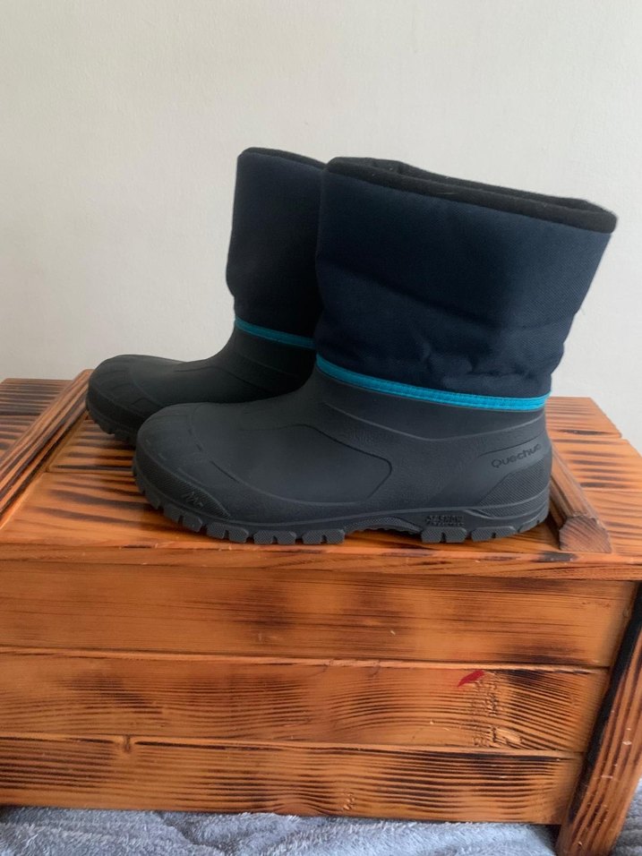 Erkek Çocuk Lacivert Gri Kauçuk Bot - Görsel 2