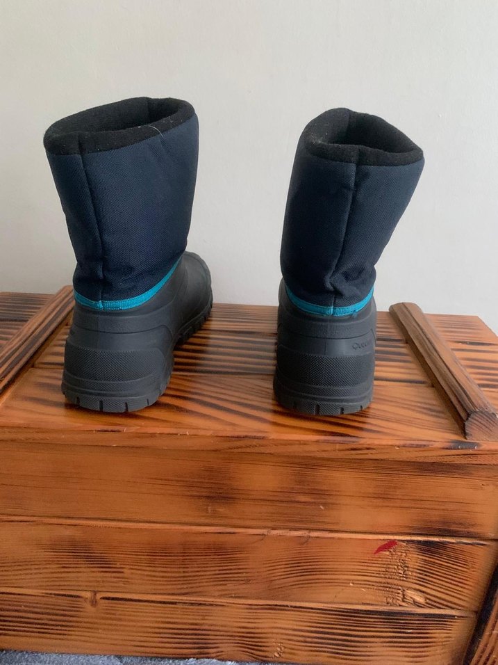 Erkek Çocuk Lacivert Gri Kauçuk Bot - Görsel 4