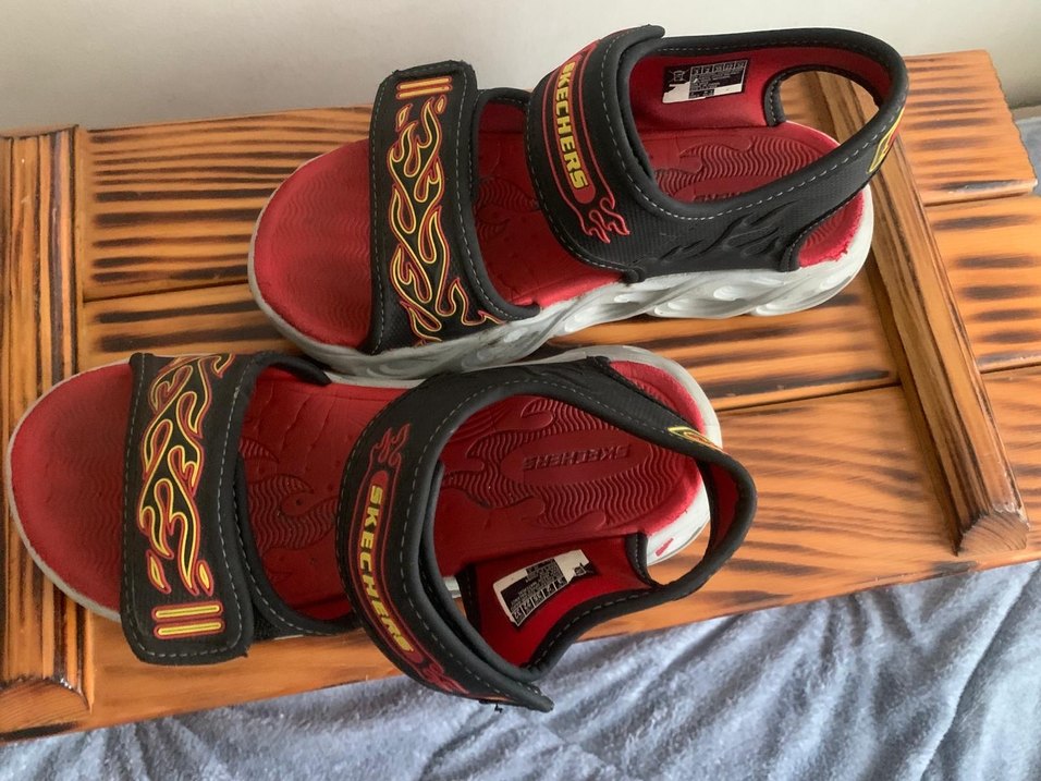 Skechers Erkek Çocuk Cırt Cırtlı Sandalet - Görsel 3