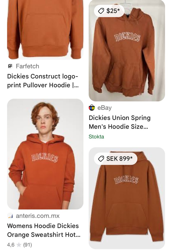 Dickies Kiremit Sweatshirt - Görsel 5