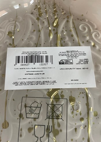 Altın Renkli Şamdan, Dekoratif Tabak ve Mum - Görsel 6