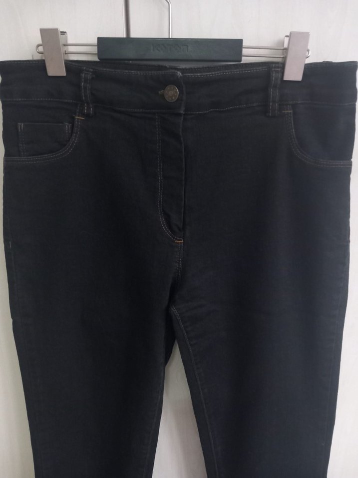 DRN Siyah Kadın Skinny Denim Pantolon - Görsel 5