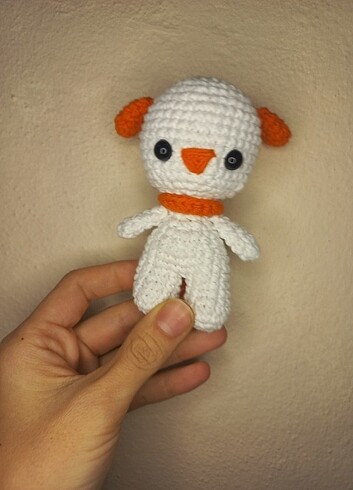 Beden Amigurumi köpek oyuncak uyku arkadası