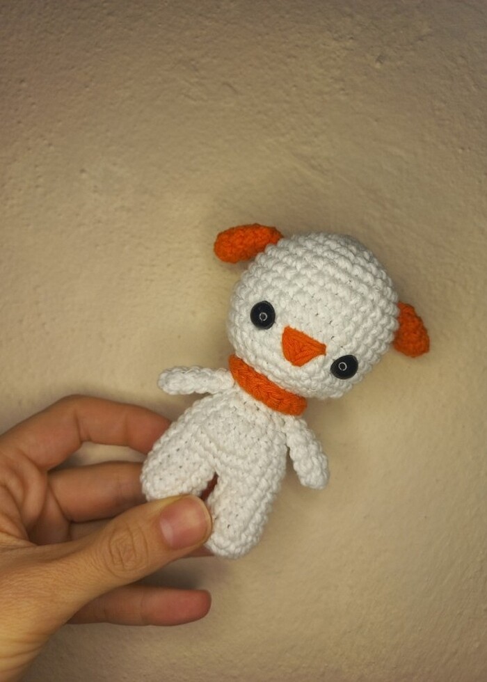 Amigurumi köpek oyuncak uyku arkadası - Görsel 2