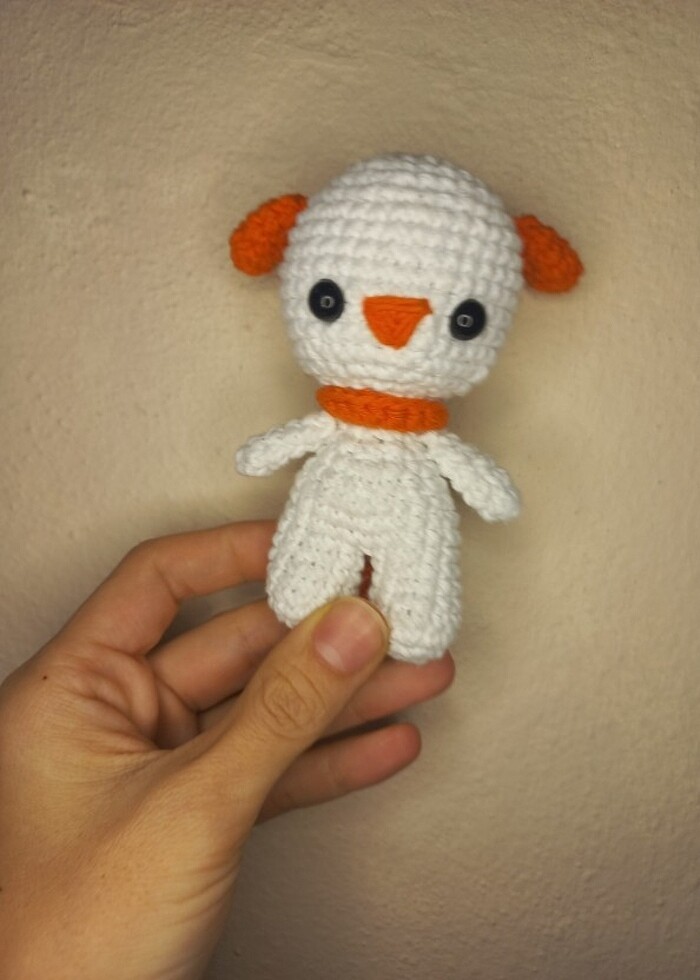 Amigurumi köpek oyuncak uyku arkadası - Görsel 3