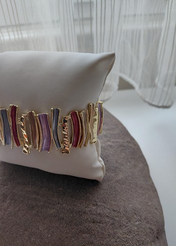 Renkli Lastikli Kadın Bileklik - Görsel 5