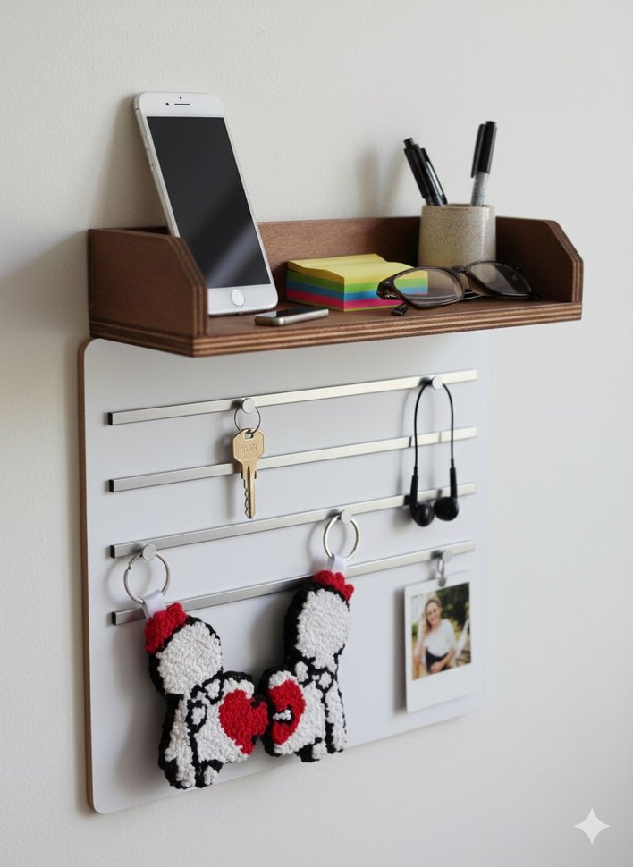 2'li Sevgili ve Çift Anahtarlığı Punch işlemeli Kalp Anahtarlık - Görsel 4