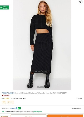TRENDYOLMILLA etek