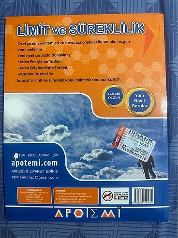  Apotemi limit ve süreklilik fasikül