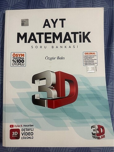 3d ayt matematik test kitabı