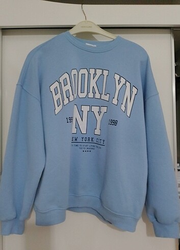 Koton sardonlu sweatshirt geniş kesim