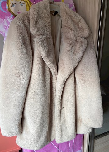 kadın peluş kürk - Görsel 2