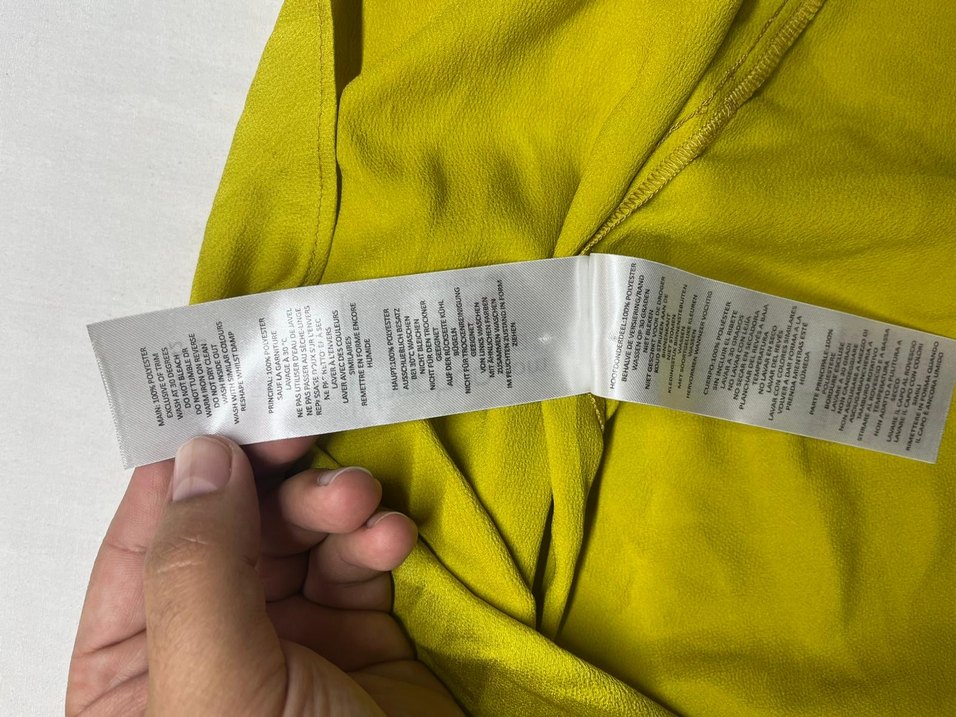 Sarı Midi Uzun Kollu Kadın Elbise - Görsel 2