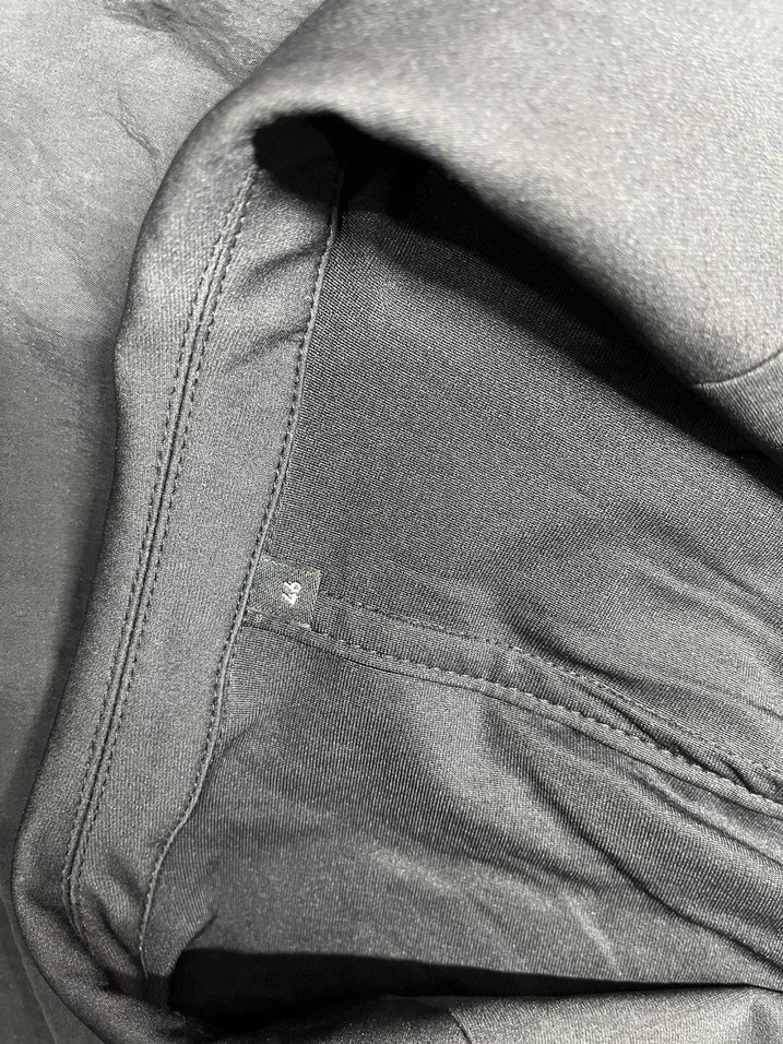 Düğmeli Gri Kadın Keten Blazer Ceket - Görsel 4