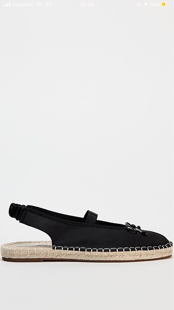 38 Beden Zara fiyonklu espadril