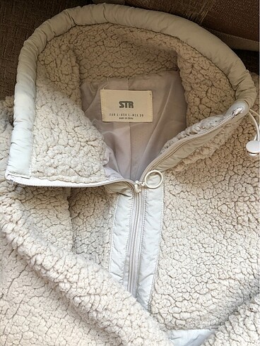 l Beden Stradivarius peluş ceket