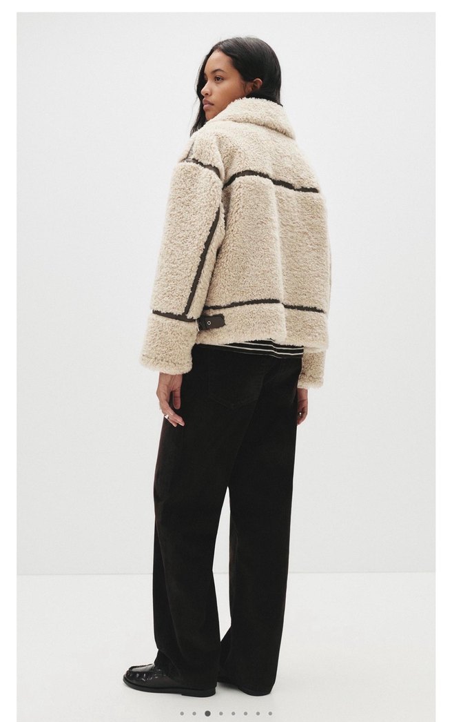 Pull&bear peluş mont - Görsel 3