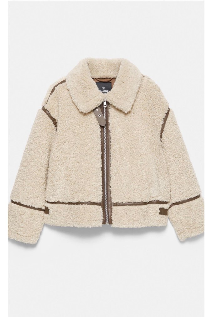 Pull&bear peluş mont - Görsel 2