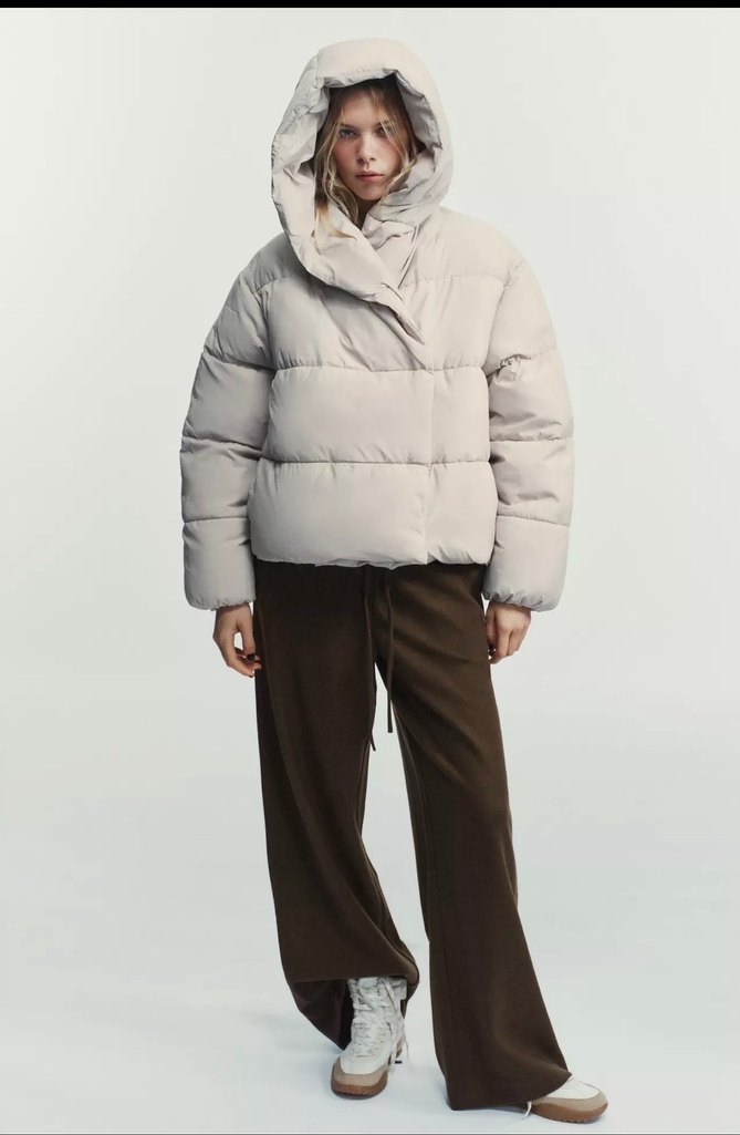 Zara su geçirmez anorak - Görsel 4