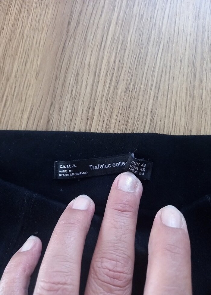 Zara kadife tayt - Görsel 3