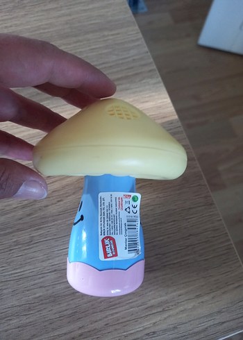  Beden Pastel Renkli Mantar Şekilli Müzikli Oyuncak
