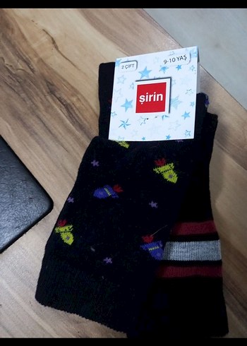 Erkek Mini Mavi Baskılı Çorap Seti 4çift - Görsel 3