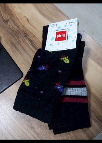 Erkek Mini Mavi Baskılı Çorap Seti 4çift - Görsel 4