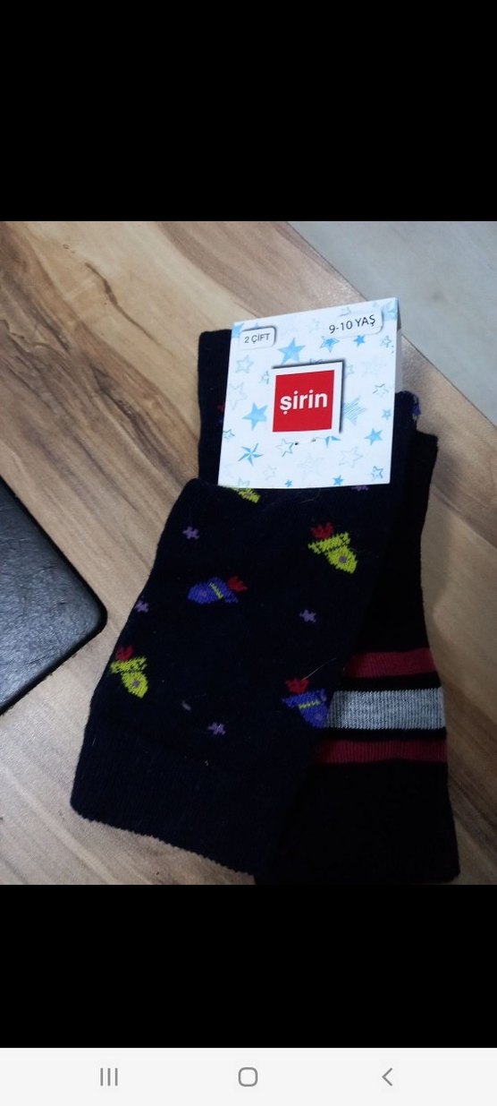 Erkek Mini Mavi Baskılı Çorap Seti 4çift - Görsel 3