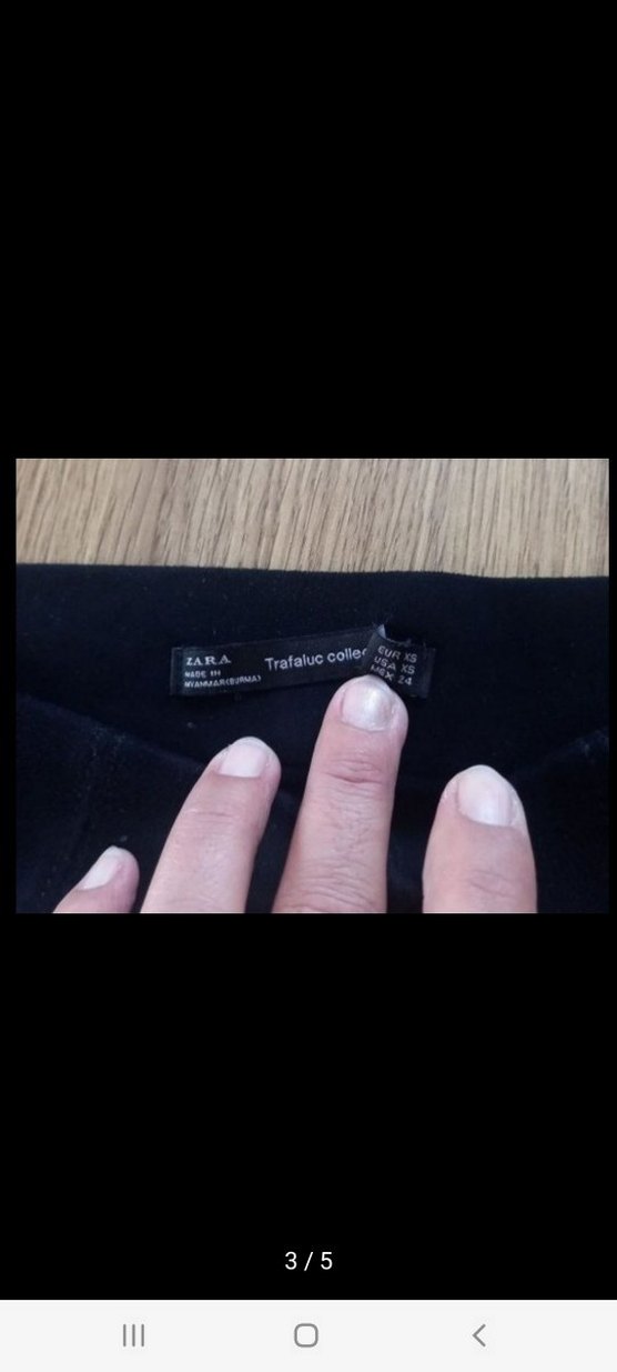 Siyah Fermuarlı Dar Kesim Kadın Tayt - Görsel 3